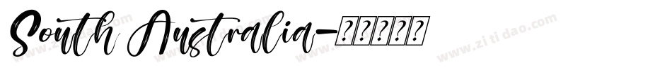 South Australia字体转换